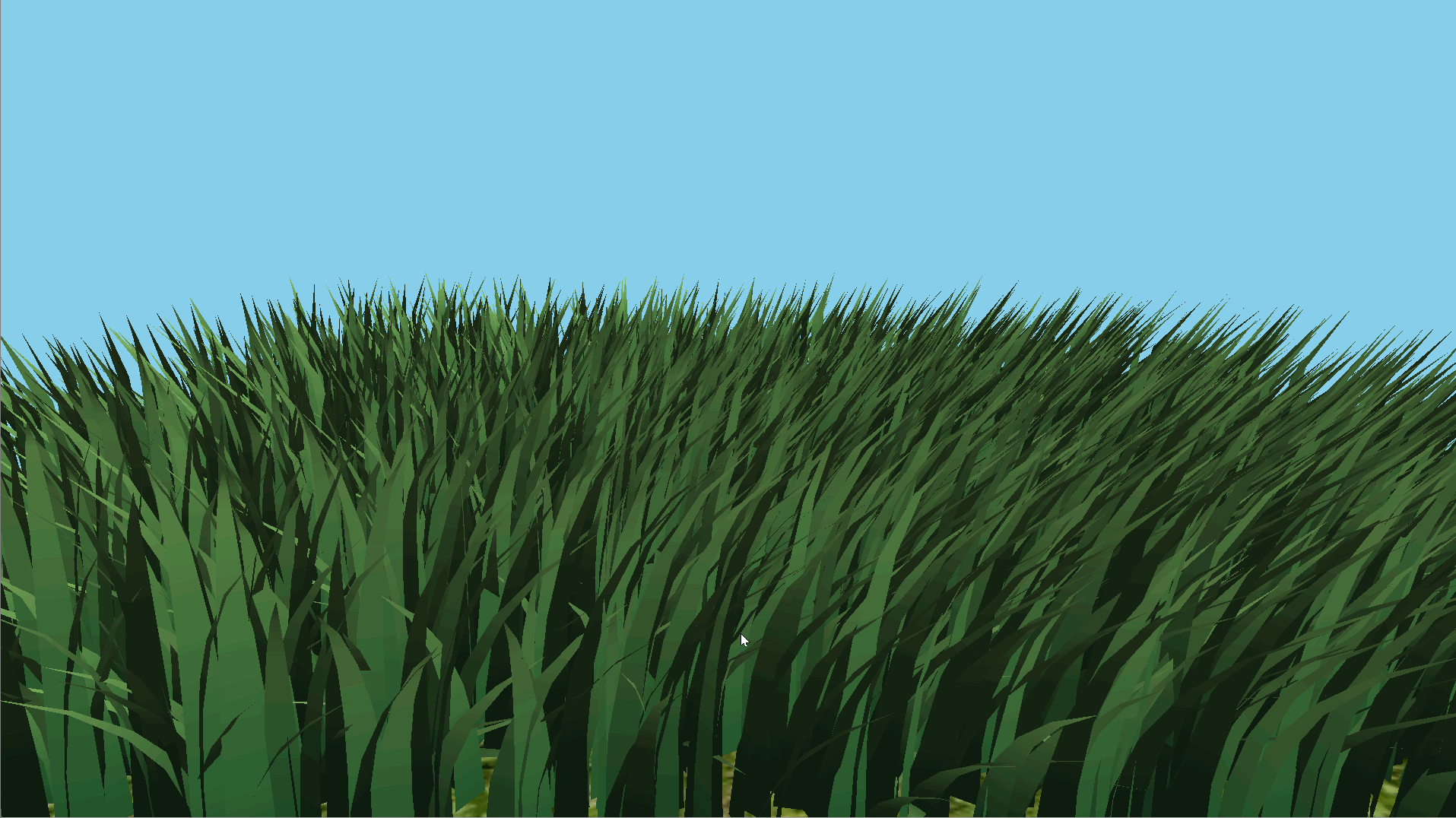 Vulkan Grass Rendering Simulation