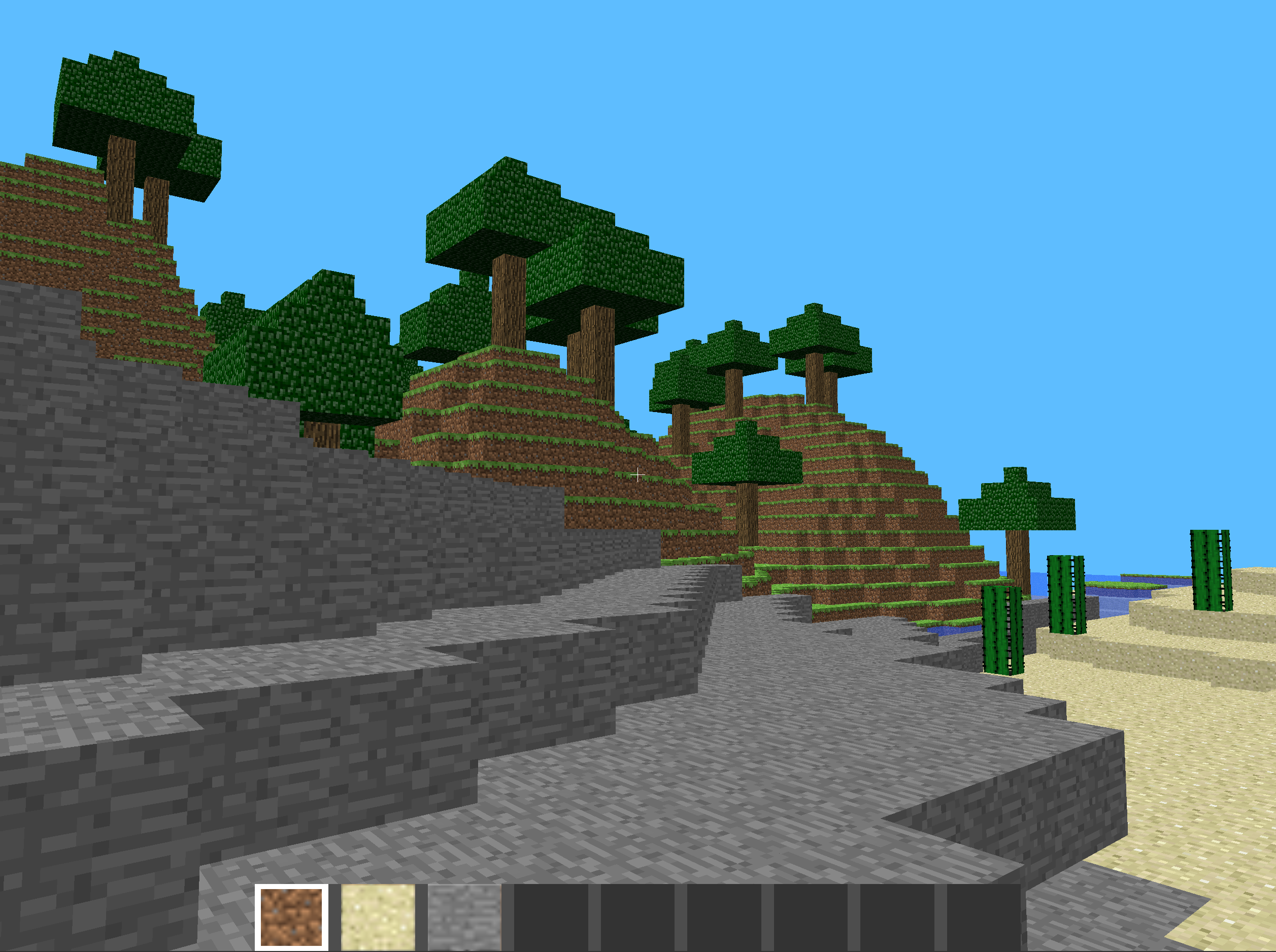 Mini Minecraft Voxel Game Screenshot